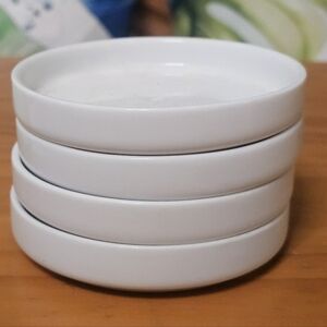 Elegant White Ceramic Dish (4) Set